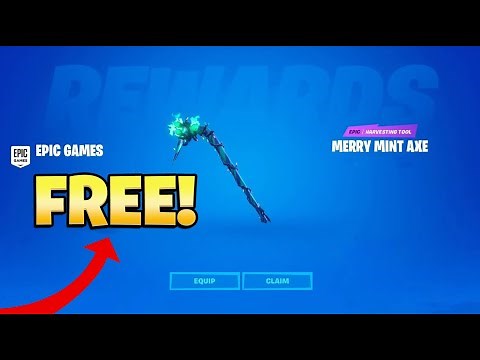 How To Get MINTY PICKAXE for FREE in Fortnite! (it works)!