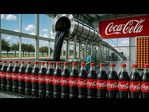 How to make Coca Cola in factory 😱Making Coca-Cola: Step-by-Step Inside the Factory!
