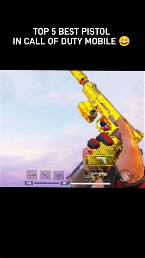 TOP 5 BEST PISTOL IN Call of duty mobile 😊