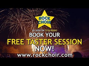 Book Your FREE Rock Choir Taster Session Now ⭐️
