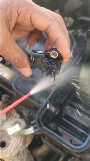 how to clean car map sensor? #shorts