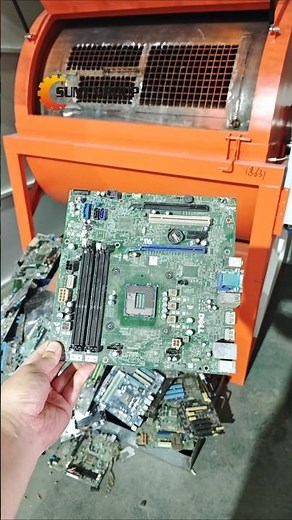 Turning E-Waste into Treasure - PCB Metal Recovery Line! #EwasteRecycling