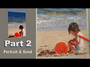 Pastel Seascape Tutorial | Easy Way To Draw The Figure & The Sand. Narrated With Some Realtime