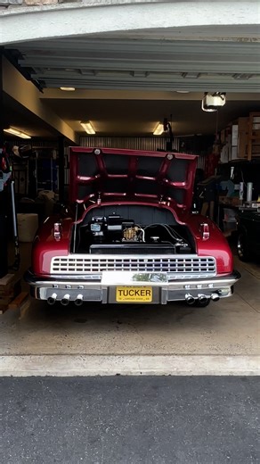 It’s Tucker Tuesday! This is Tucker 1051 running only a few months after being pulled from a New Jersey garage where it sat untouched for almost 15 years! @idaautomotive @topfans Nostalgic Motoring Ltd. Hoovie's Garage Maine Classic Car Museum Supercar Blondie Hagerty Drivers Foundation #Tucker #tuckercar #tuckertorpedo #1940s #1948tucker #artdeco #artdecostyle #lucasfilm #vintagestyle #collectibles #chicago #thedude #BigLebowski #hotrod #automotive #carmuseums #carphotography #carshow #JeffBrid