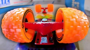 These incredible All Terrain Wheels can take your skateboard literally anywhere you want! | BrailleSkateboarding