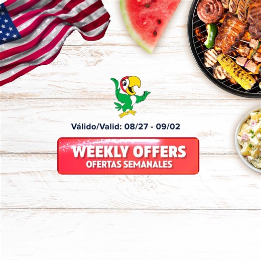 🔥 Weekly Deals are HERE! 🔥 Celebrate Labor Day Weekend with savings you don’t want to miss 🙌 From cookout essentials to family favorites, we’ve got everything you need at prices you’ll love 💙🇺🇸 📅 Valid 08/27–09/02 ✅ Stock up for the long weekend & save big! #LaborDay #WeeklyOffers #HotDeals #FiestaTime #Fiesta 🔥 ¡Las Ofertas Semanales YA ESTÁN AQUÍ! 🔥 Celebra el fin de semana del Día del Trabajo con ahorros que no te puedes perder 🙌 Desde lo esencial para tu parrillada hasta los favori