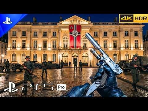Invading France | Liberating Paris from Germans Army | Realistic Gameplay [4K60FPS Call Of Duty