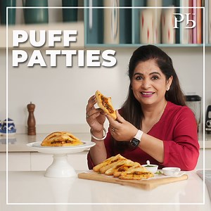 Puff Patties I घर पर बनाएं बेकरी जैसी आलू, पनीर, चिकन पैटीज़ I Pankaj Bhadouria Did you know that making Puff Patties at home is as easy as making a paratha, just a little more time taking! And even if you don’t have an oven, you can easily make these puff patties in a karahi. I have also shared with you how to make 3 different stuffings – potato, paneer and chicken! Check out the recipe and let me know how you liked it. Recipe: Puff Patties Preparation time: 2 hours Cooking time: 20 minutes Ser