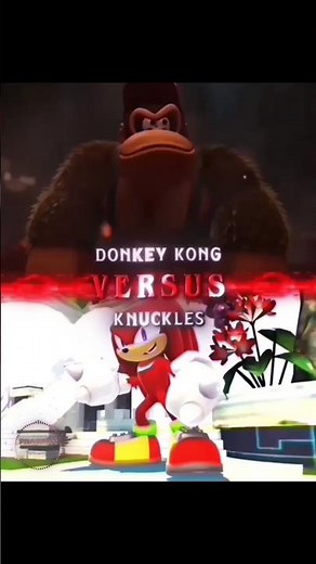 Donkey Kong Vs Knuckles