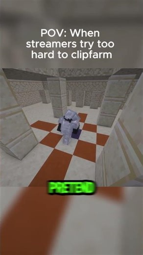 streamers be like... #minecraft #gaming