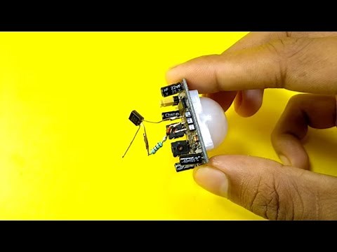 How to make motion detector alarm using pir sensor