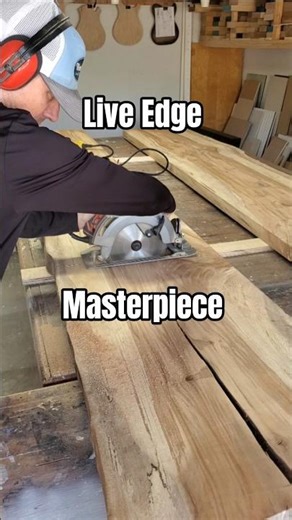 I Make a Live Edge Slab Table