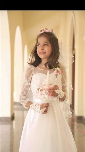 First holy communion dress design