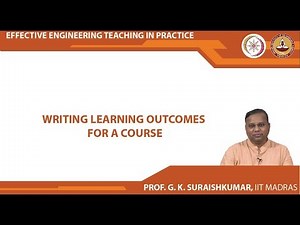 Writing Learning Outcomes for a Course