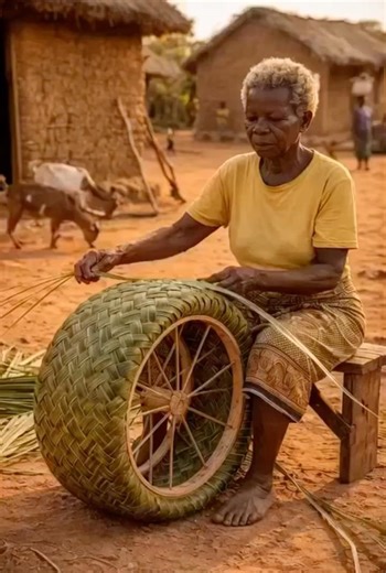 Grandma Built a Bugatti From Palm Leaves 😭