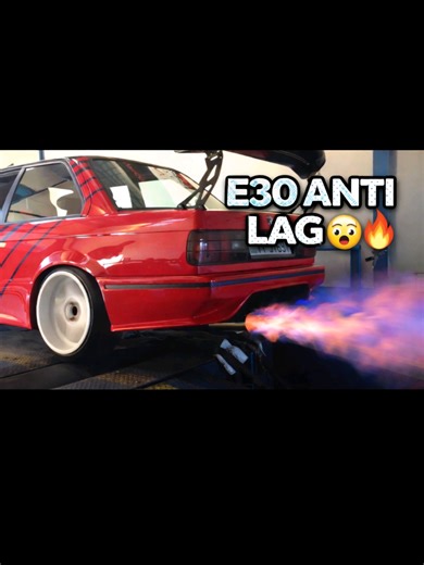E30 Anti-Lag 😮🔥 #1 le plus fou ! #bmw #e30 #antilag #turbo