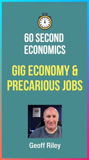 The Gig Economy and Precarious Jobs I 60 Second Economics The Gig Economy represents a significant structural shift in the UK labour market, moving away from traditional