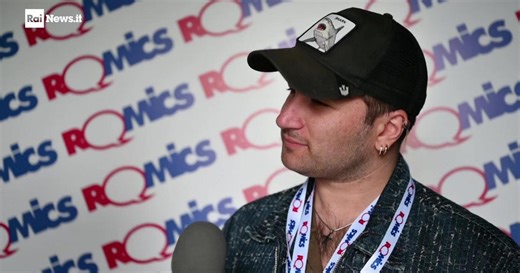 Eddie Brock in visita al Romics: "Ho sempre amato i fumetti. Tra poco un mio nuovo brano"