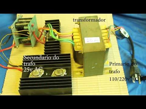Entenda o funcionamento de uma fonte de alimentação com transformador