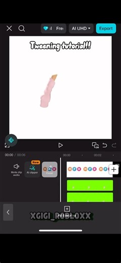 (SUGGESTED) CapCut tweening tutorial!! #roblox #trending