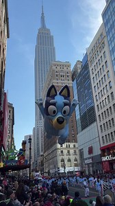 Flying high 💙 #MacysParade | Bluey