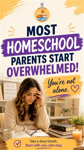 Most Homeschool Parents Start Overwhelmed