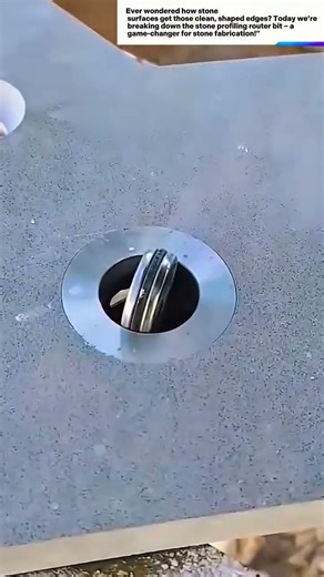 Stone Profiling Router Bit - Educational Short: How to Shape Marble & Granite | TimberCraft Studio"