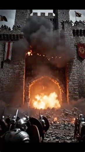Massive Castle Gate Explosion Shakes Everything