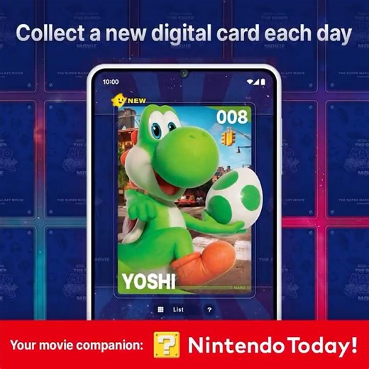 The Super Mario Galaxy Movie Collectable Cards