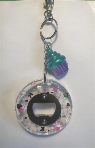 Bottle Opener Keychain Made in Epoxy Resin. FREE SHIPPING - Etsy
