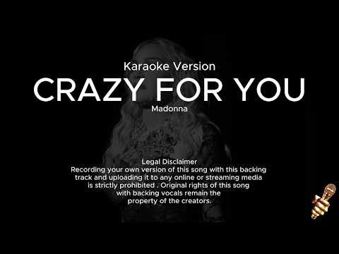 Madonna - Crazy for You (Karaoke Version)