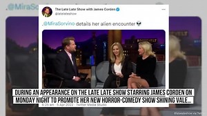 Mira Sorvino recalls UFO encounter