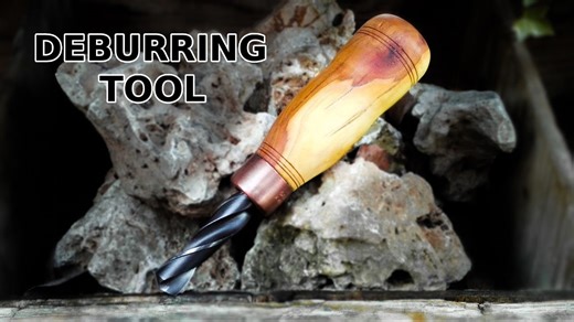 I made a quick deburring tool from a drill bit 🔧