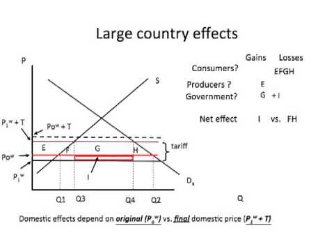 Large country tariff basics