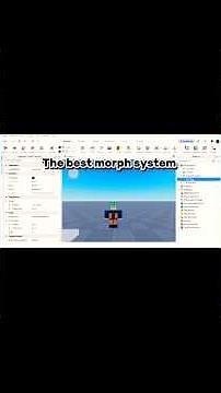 How to make a clean Morph System in Roblox Studio #shorts #tutorial #roblox #robloxstudio