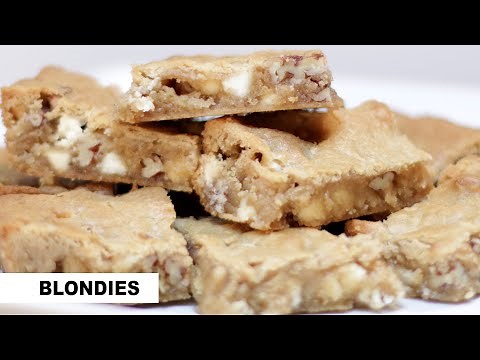 How to Make Blondies | Blonde Brownies Recipe