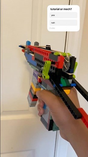 lego full auto rubber band gun vz 61 final version #legoweapons #legoarmy #technic #lego #gun