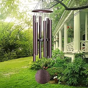 Wind Chimes for Outside Deep Tone,38'' Large Memorial Wind Chimes Outdoor, Wind Chime Gifts for Mom/Grandma,Christmas, Bronze