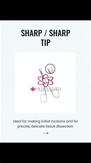 Dissecting Operation Scissors Biology Scissor 6.5" Blunt and Sharp of Surgical +923417330036