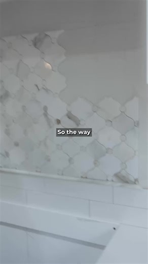 It’s not hard to lay a backsplash out the right way it just takes a few extra steps in a little bit of thought. #backsplash #kitchensofinsta # | Finima Inc.