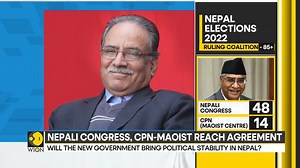 Results have started coming in for the Nepal Parliamentary Elections, Prime Minister Sher Bahadur Deuba's Nepali Congress Party is in the lead with over 48 seats. Former Prime Minister KP Sharma Oli's CPN-Maoist party follows with over 30 seats. WION brings you this report Watch more: https://www.wionews.com/videos | WION