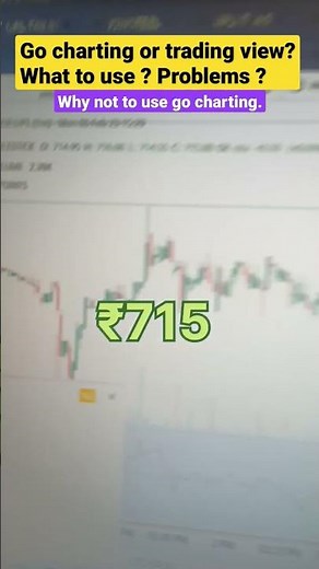 go charting or trading view? go charting free version problem? #technicalanalysis #shorts