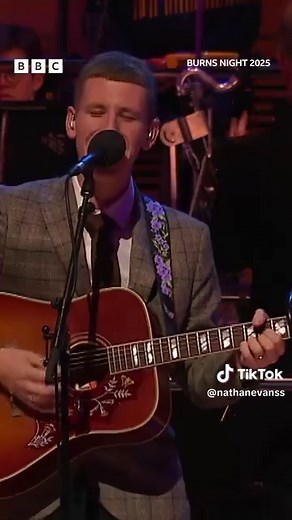 Nathan Evans and the BBC Scottish Symphony Orchestra perform Robert Burns’s song, Comin’ Thro’ the Rye. Watch the full performance on Burns Night 2025 on @BBC iPlayer #burnsnight #livemusic #scotland #nathanevans