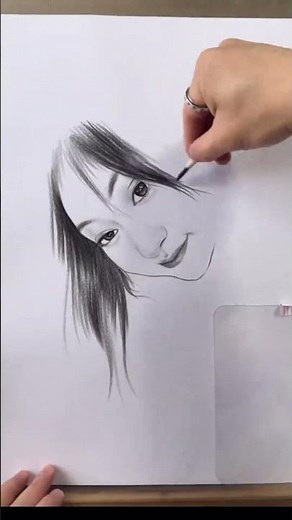 Drawing girl #drawing #pencildrawing #art #portraitdrawing #sketch #charcoaldrawing