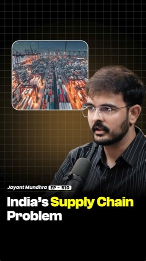 India’s Supply Chain Problem Has One Fix | ‪@MarketsWithJayant‬ - Raj Shamani #shorts