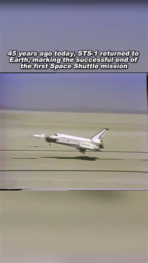 STS-1 Returns to Earth