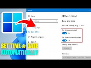How To Set Time And Date Automatically In Windows 10