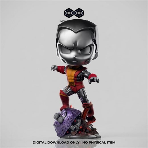 Colossus Chibi Figure Inspired Marvel | 3D Model STL File - Etsy