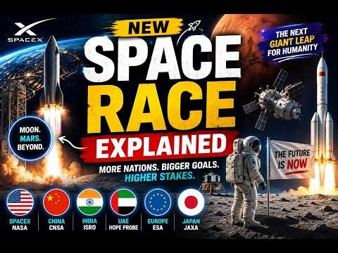 The New Space Race Explained | SpaceX, NASA, ISRO, China & The Future of Space Exploration