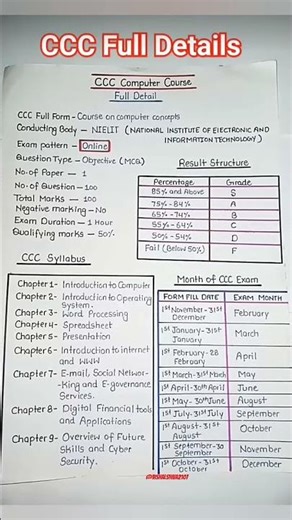 #cccexampreparation #nielitolevel #nielitcenter #ccc2025 #nielitcourses #ytshorts #studentlife